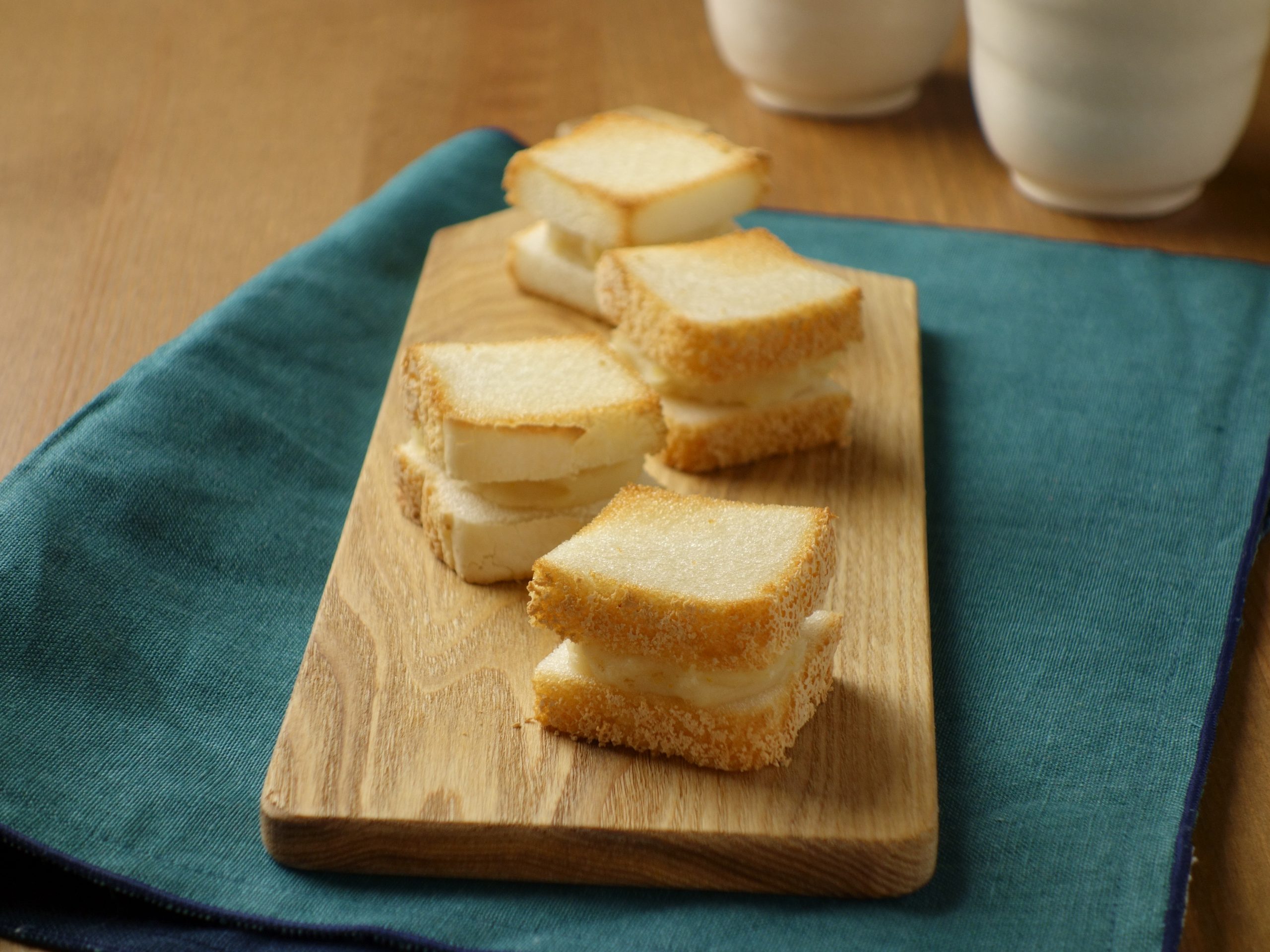 米粉パンで作る<br>和のグルテンフリーおやつ<br>『柚子あんサンド』
